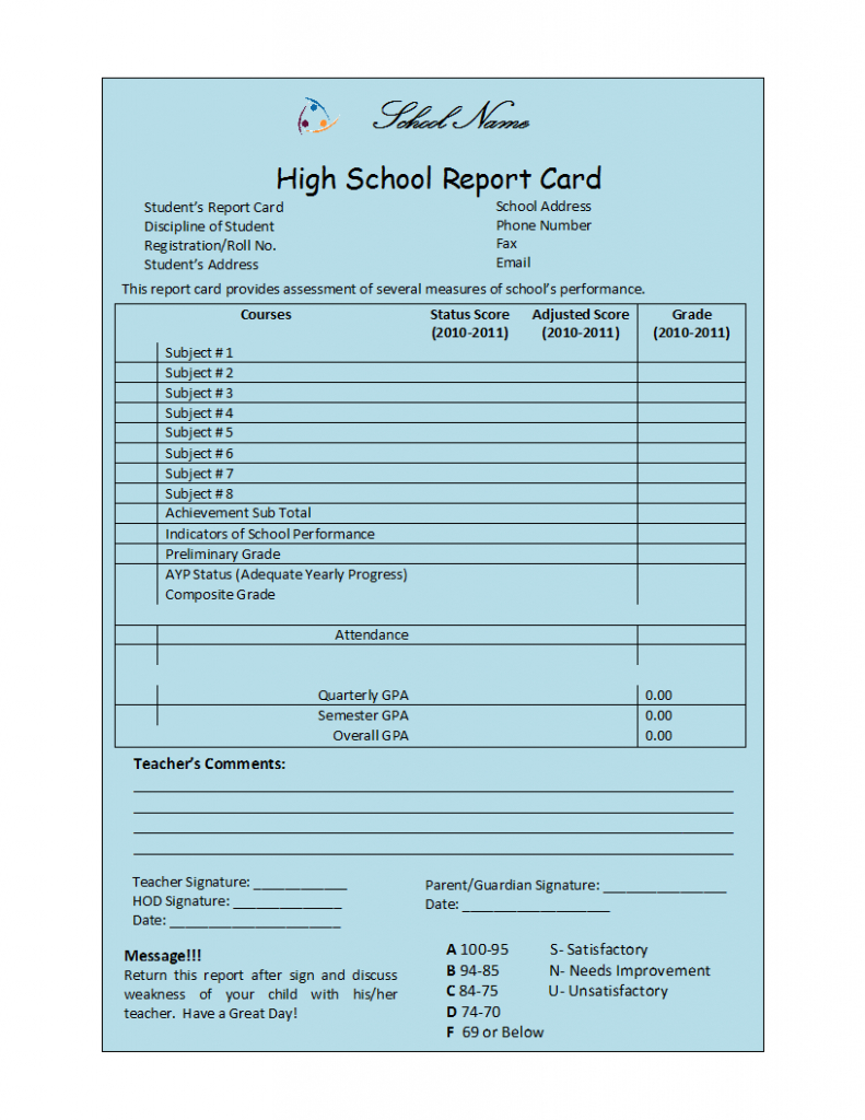 Pupil Report Template ] - Report Template 21 Free Word Excel Intended For Pupil Report Template