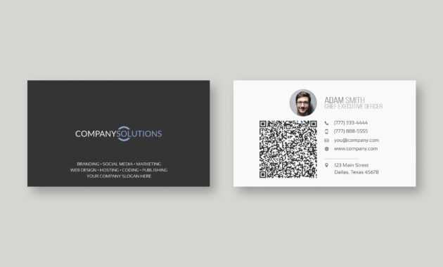 Qr Bussiness Card - Zohre.horizonconsulting.co intended for Qr Code Business Card Template