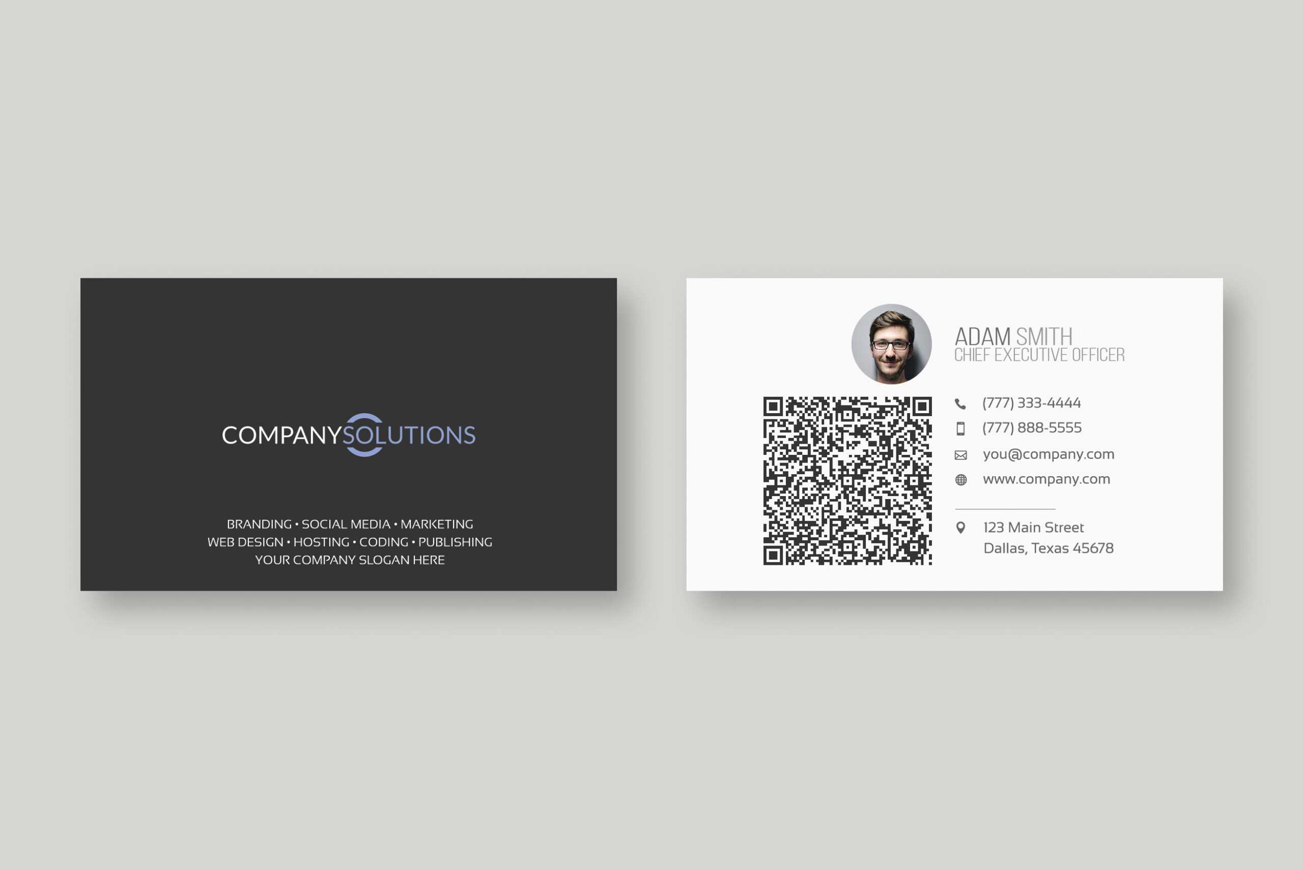 Qr Bussiness Card – Zohre.horizonconsulting.co Intended For Qr Code Business Card Template