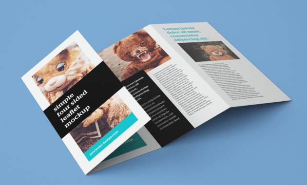 Quad Fold Brochure Template Free inside 4 Fold Brochure Template Word