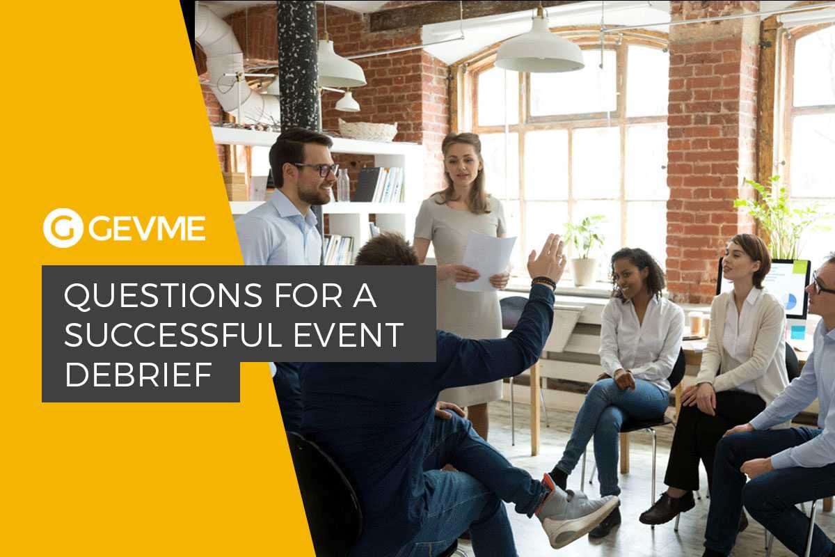 Questions For A Successful Event Debrief – Gevme Blog In Event Debrief Report Template