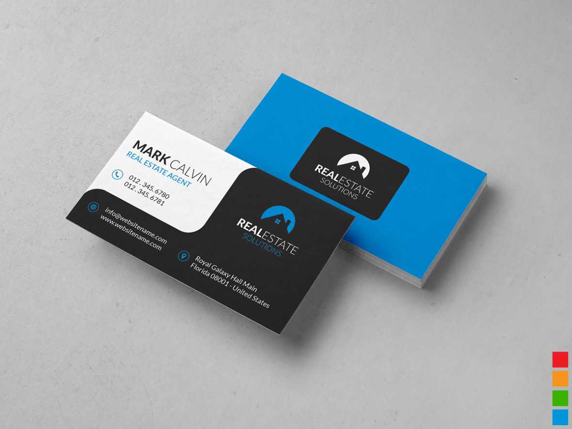 Real Estate Business Card 34 – Graphic Pick Throughout Real Estate Agent Business Card Template