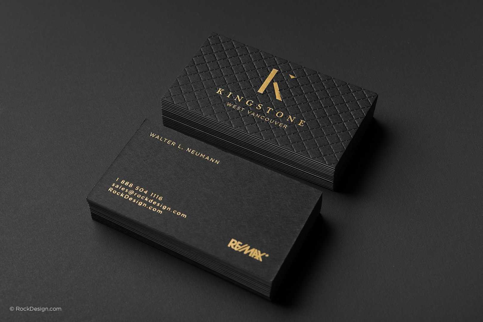 Realtor Black Visit Card Template | Rockdesign Pertaining To Buisness Card Template