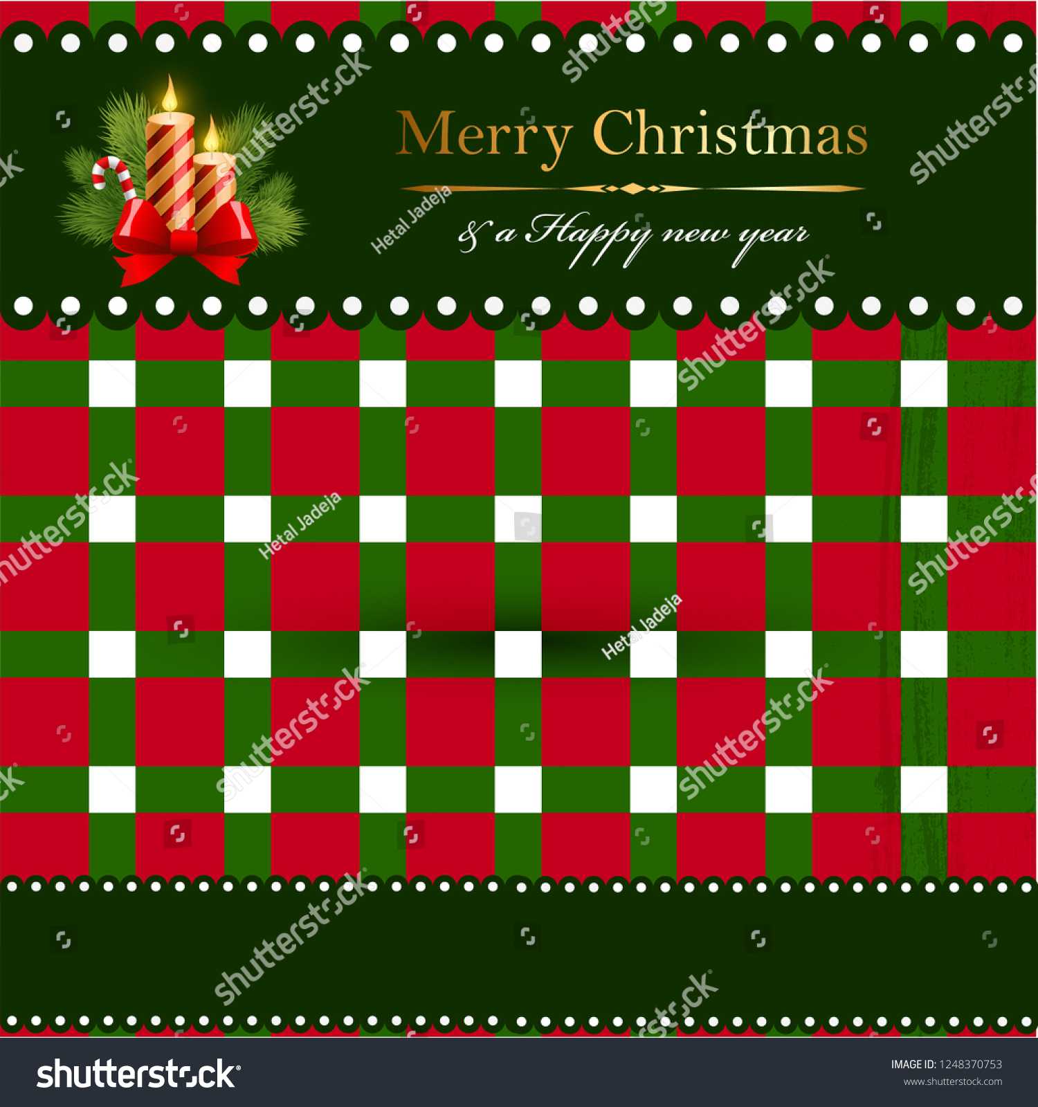 Red Green Merry Christmas Banner Template | Royalty Free Intended For Merry Christmas Banner Template