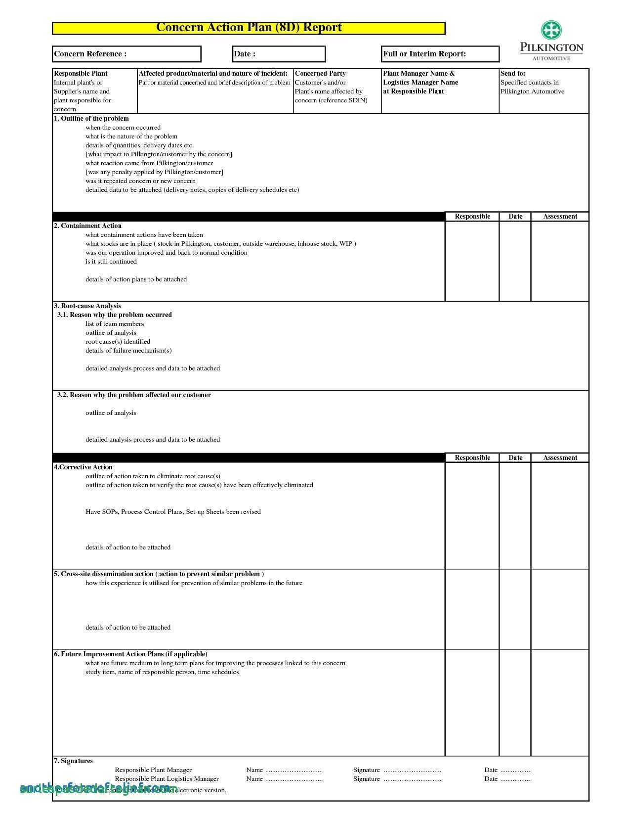 Report Template Powerpoint Word Pdf Excel Download Vorlage For 8D Report Template