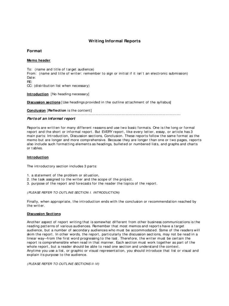Report Writing Format – 3 Free Templates In Pdf, Word, Excel In Report Writing Template Download