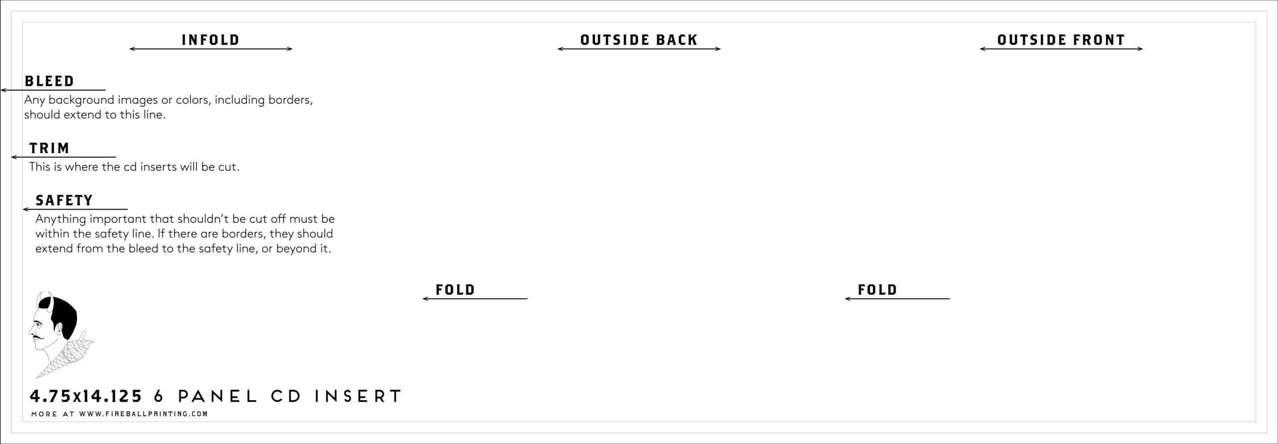 Resource — Templates « Fireball Printing Regarding Three Fold Card Template