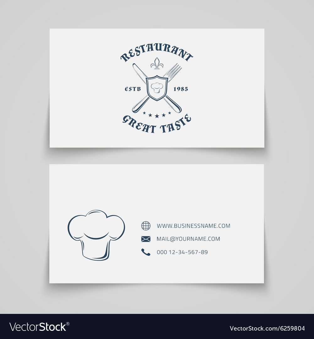 Restaurant Business Card Template Throughout Frequent Diner Card Template