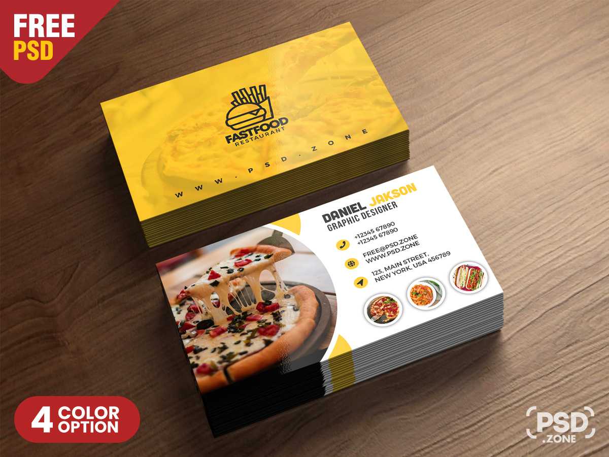 Restaurant Business Cards Templates Free – Zohre For Restaurant Business Cards Templates Free