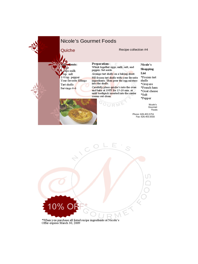 Restaurant Recipe Card Template – Edit, Fill, Sign Online For Fillable Recipe Card Template