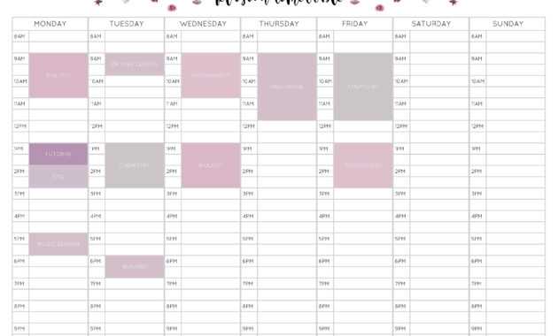 Revision Schedule Template - Zohre.horizonconsulting.co pertaining to Blank Revision Timetable Template