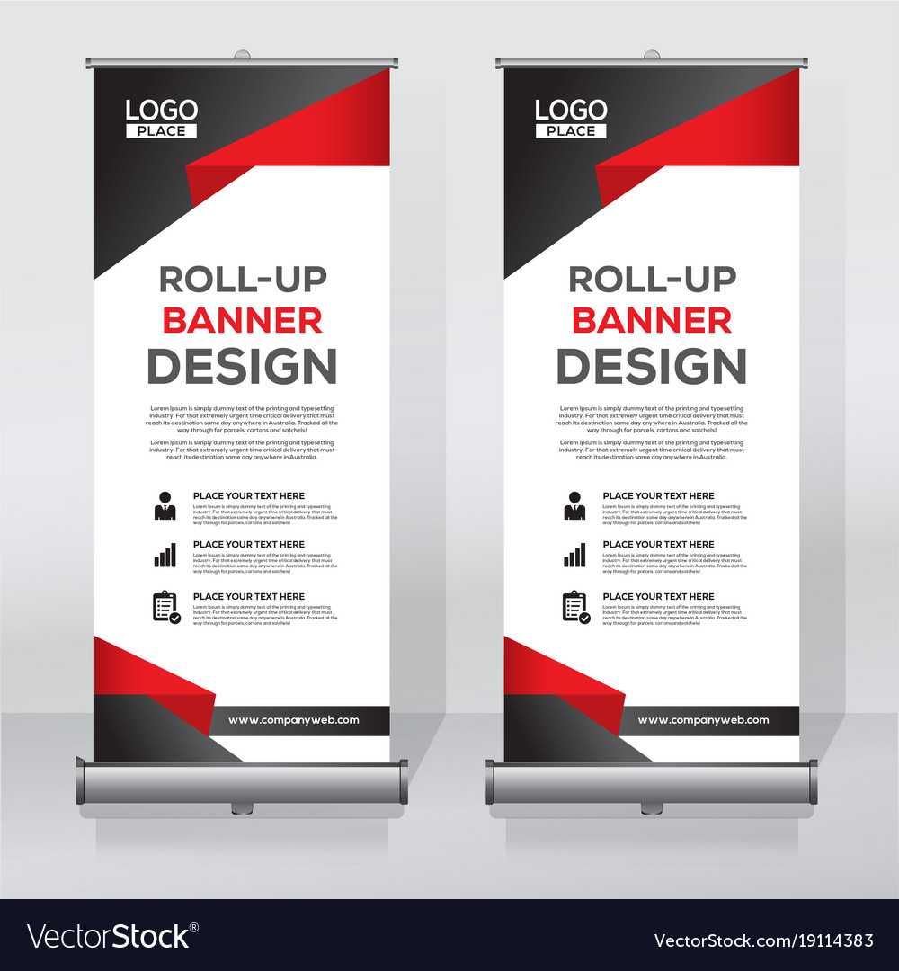 Roll Up Banner Design Print Template Regarding Pop Up Banner Design Template