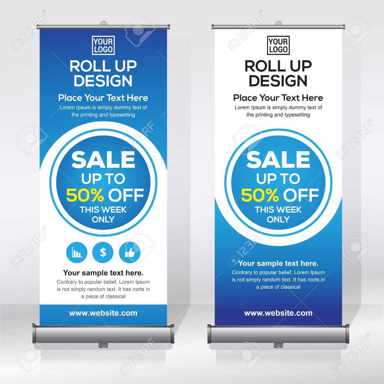 Roll Up Banner Design With Regard To Retractable Banner Design Templates