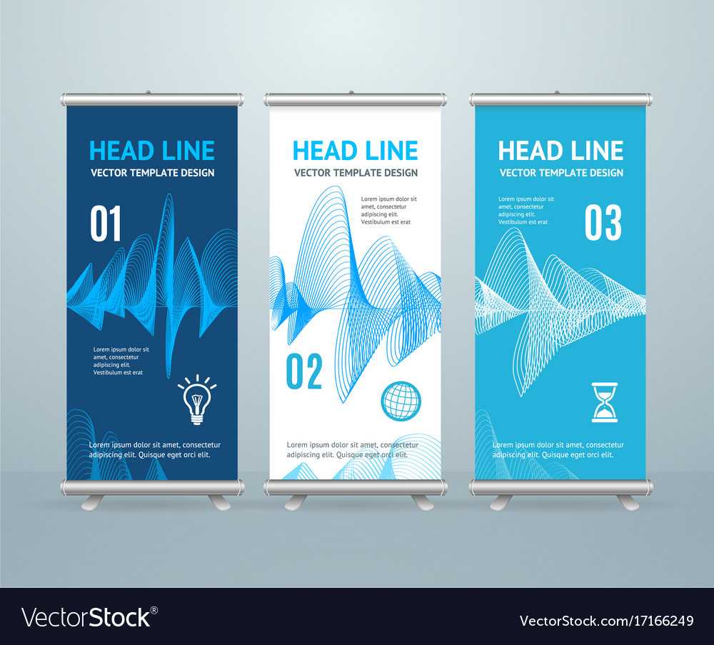 Roll Up Banner Stand Design Template For Banner Stand Design Templates