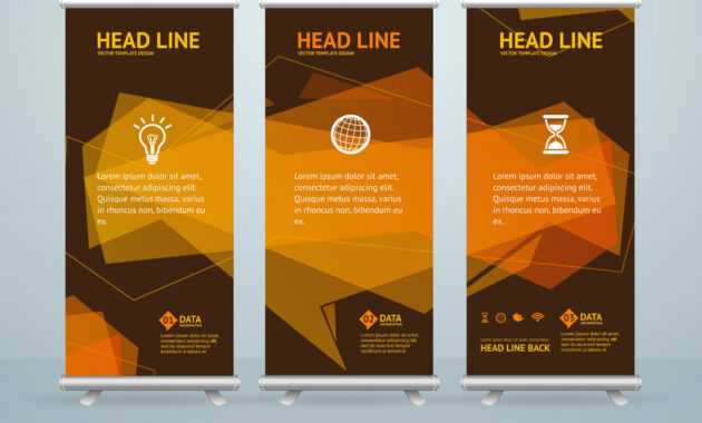 Roll Up Banner Stand Design Template within Banner Stand Design Templates