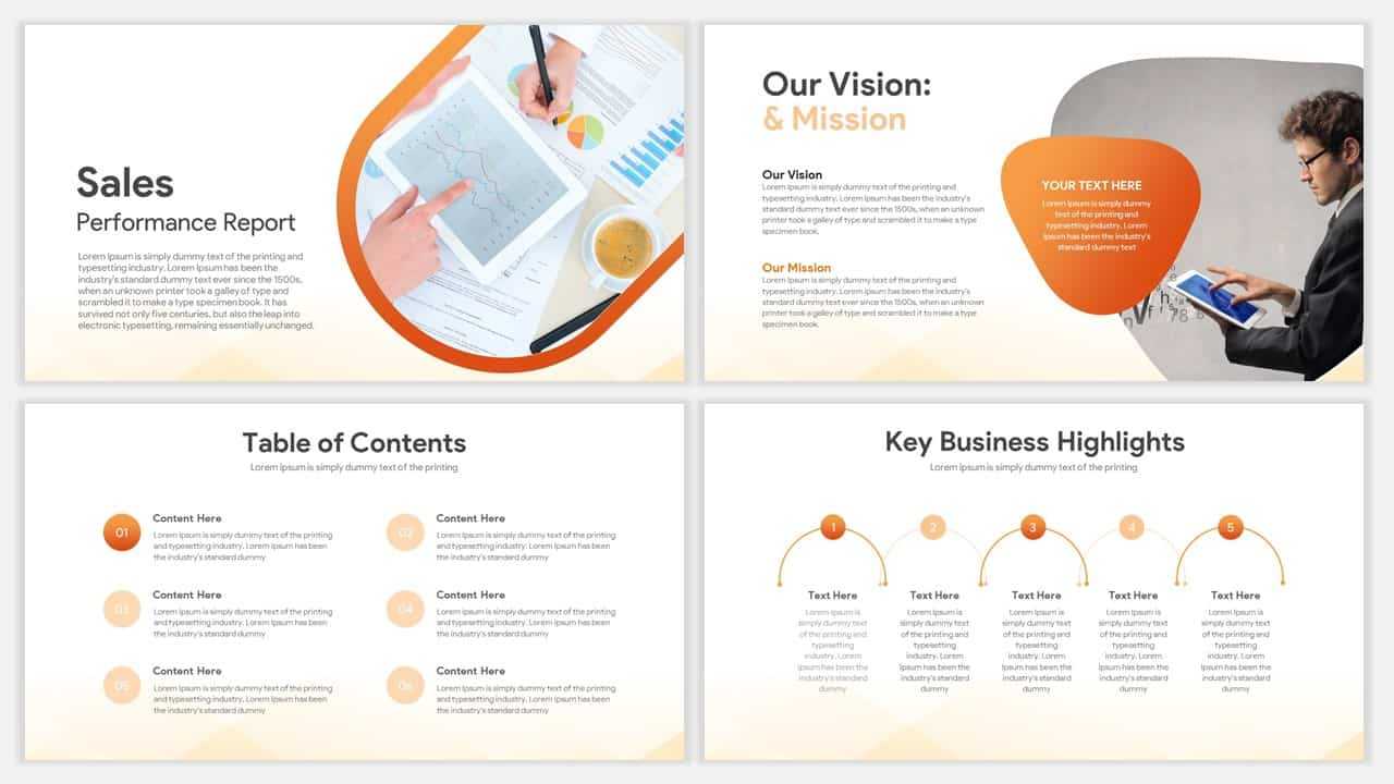 Sales Report Template For Powerpoint Presentations | Slidebazaar Pertaining To Sales Report Template Powerpoint