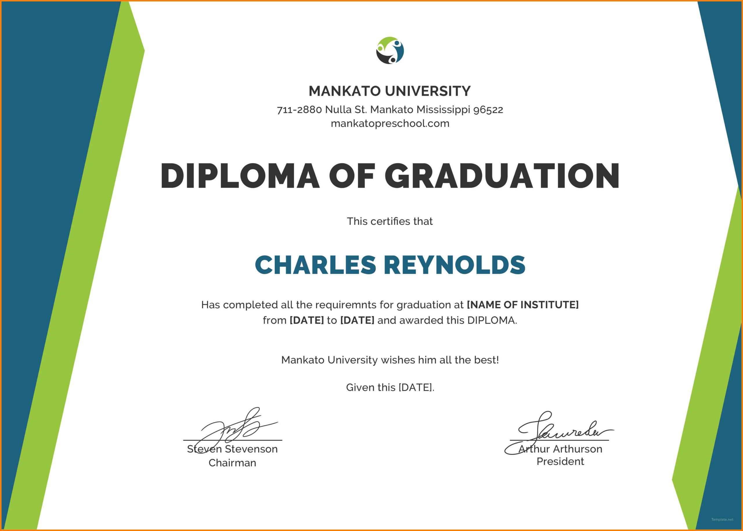 Sample Diploma Certificate – Zohre.horizonconsulting.co Within Fake Diploma Certificate Template