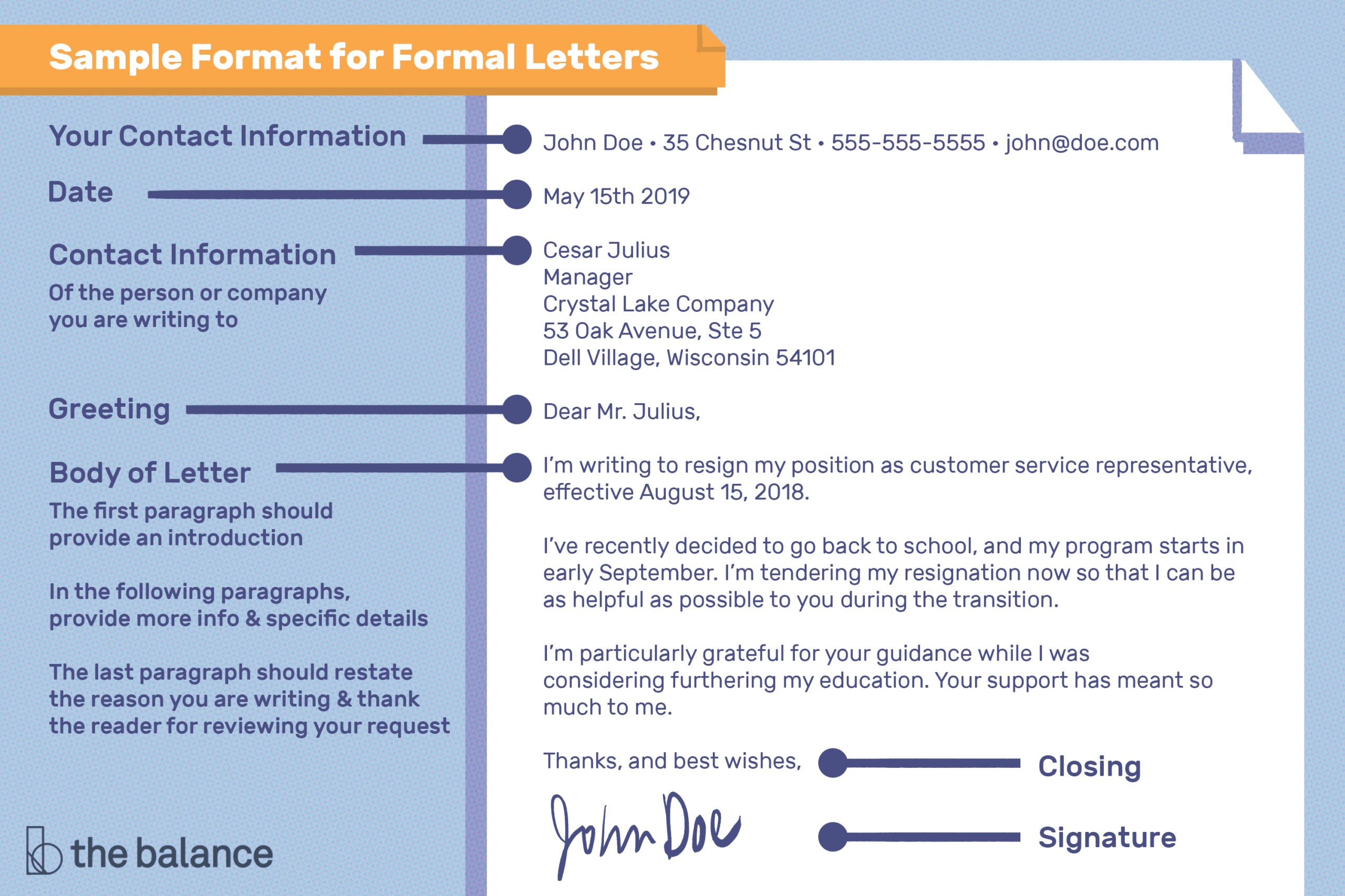 Sample Letter Format For Writing A Letter Intended For Microsoft Word Business Letter Template