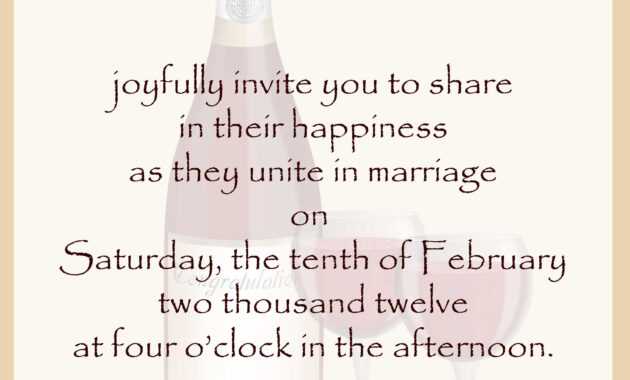 Sample Wedding Invitation Card : Sample Wedding Invitation inside Sample Wedding Invitation Cards Templates