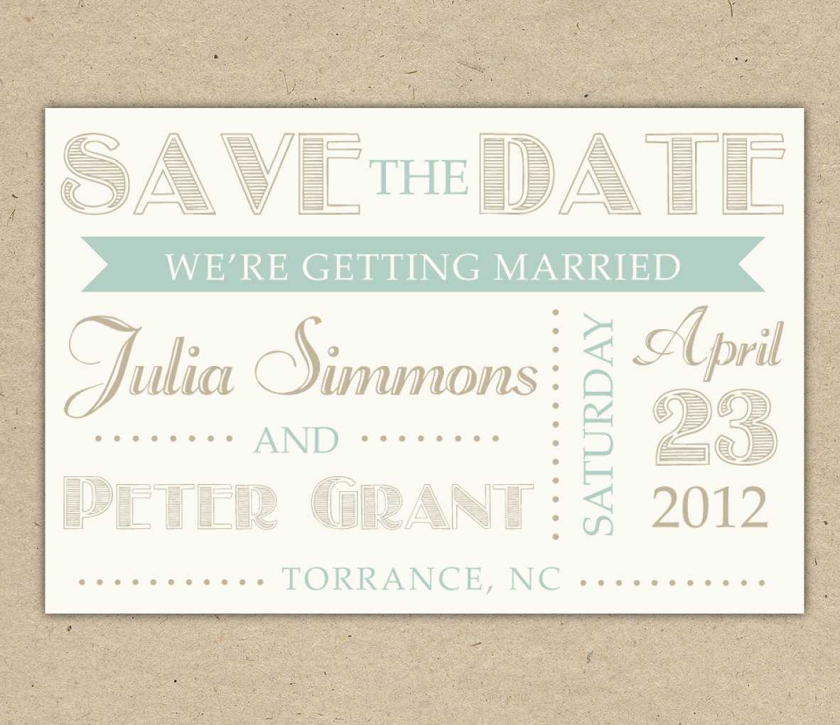 Save The Date Cards Templates For Weddings Within Save The Date Cards Templates