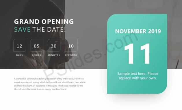 Save The Date Ppt Slide - Pslides with Save The Date Powerpoint Template