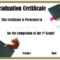 School Graduation Certificates | Customize Online With Or pertaining to 5Th Grade Graduation Certificate Template