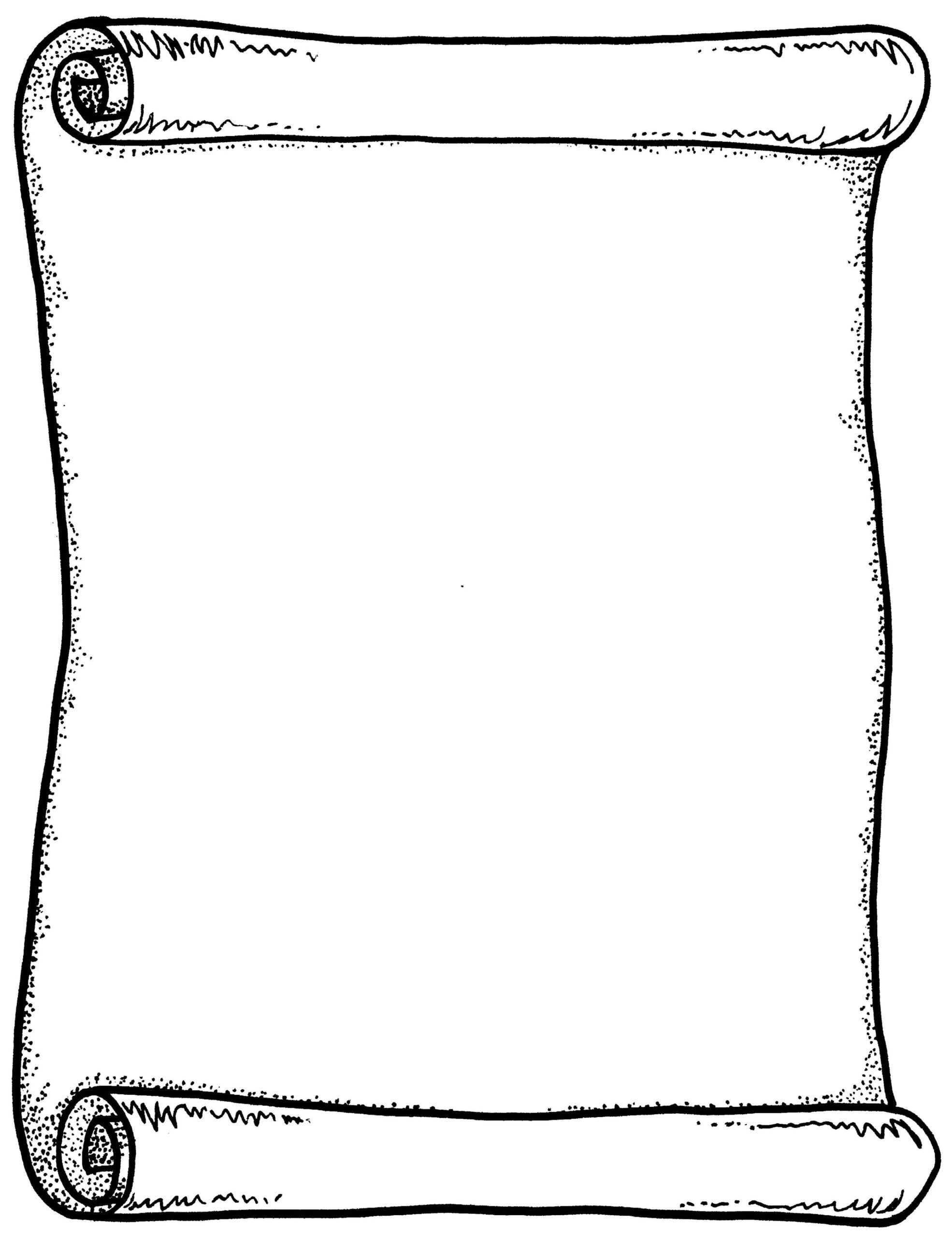 Scroll Drawing Template | Free Download Best Scroll Drawing Intended For Scroll Certificate Templates