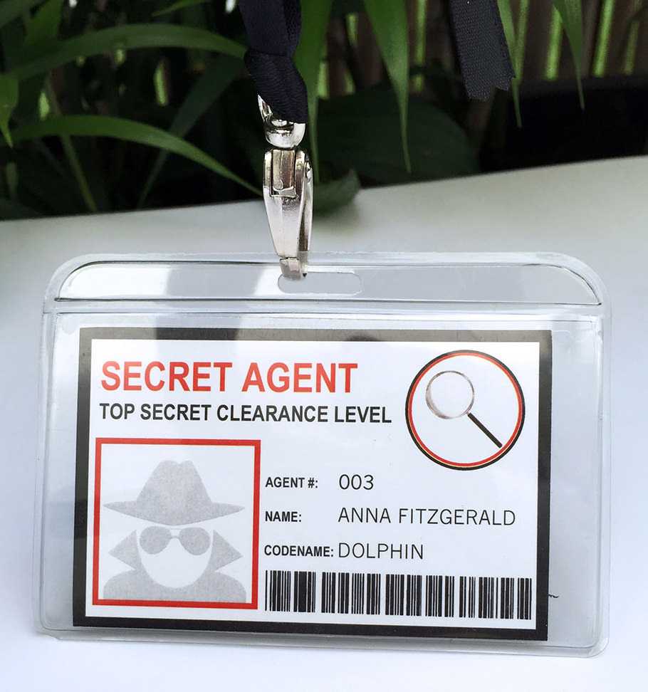Secret Agent Id Card Template ] – 30 Blank Id Card Templates In Spy Id Card Template