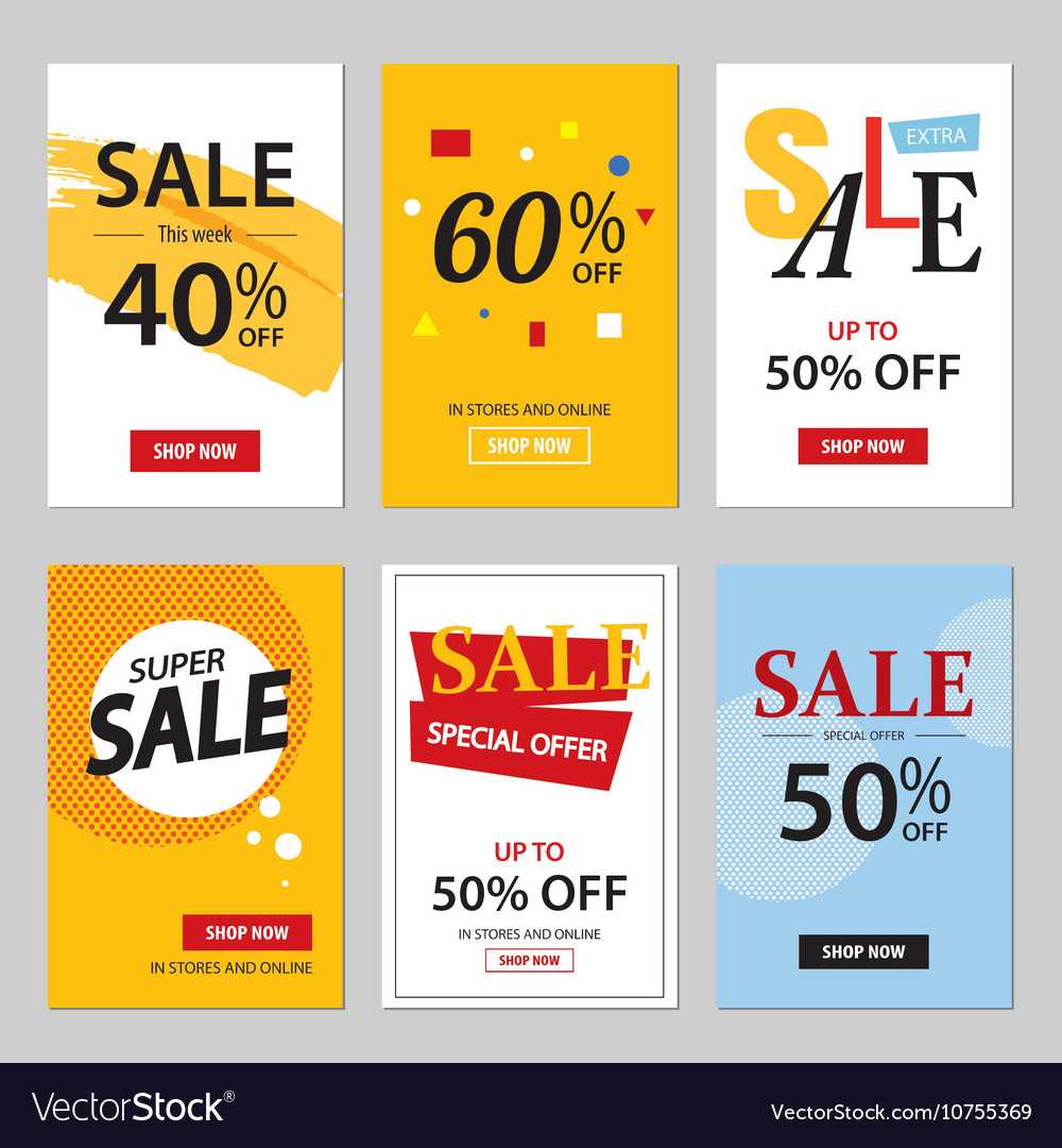 Set Of Sale Website Banner Templates Inside Free Website Banner Templates Download