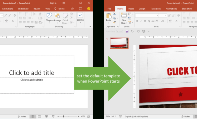 Set The Default Template When Powerpoint Starts | Youpresent within Powerpoint Default Template