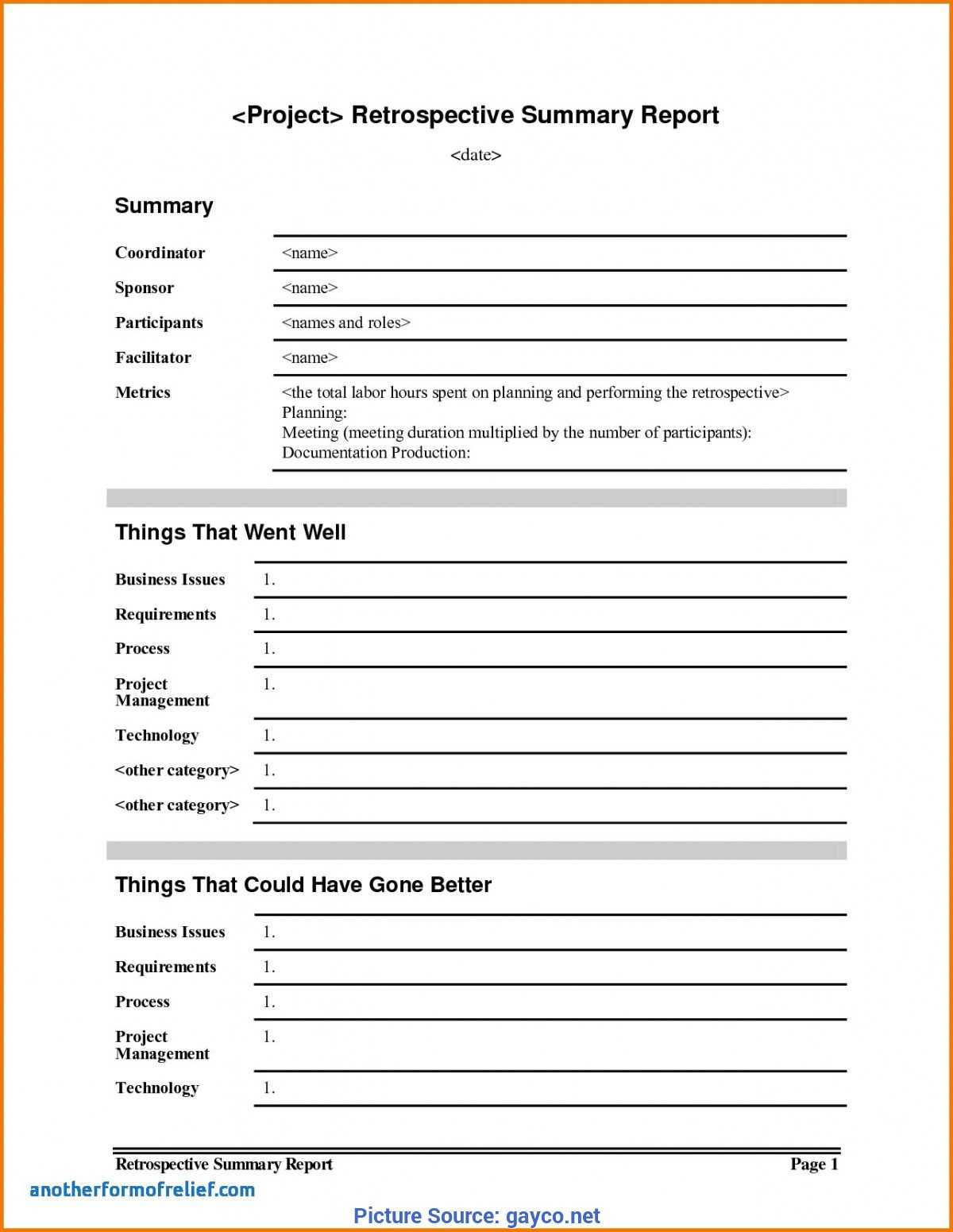 Simple Project Lessons Learnt Template Lessons Learnt Report In Lessons Learnt Report Template