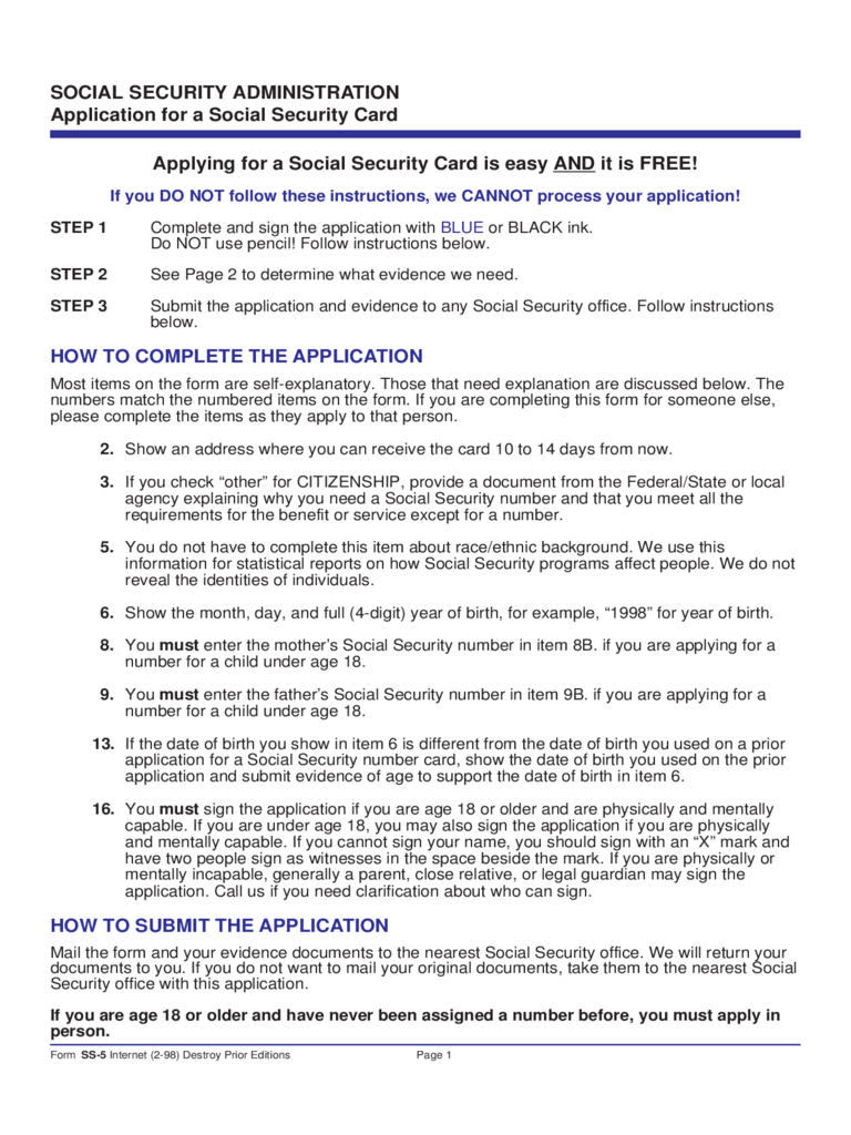 Social Security Card Form – 2 Free Templates In Pdf, Word Within Social Security Card Template Free