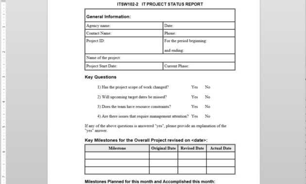 Software Development Status Report Template - Zohre intended for Daily Status Report Template Software Development