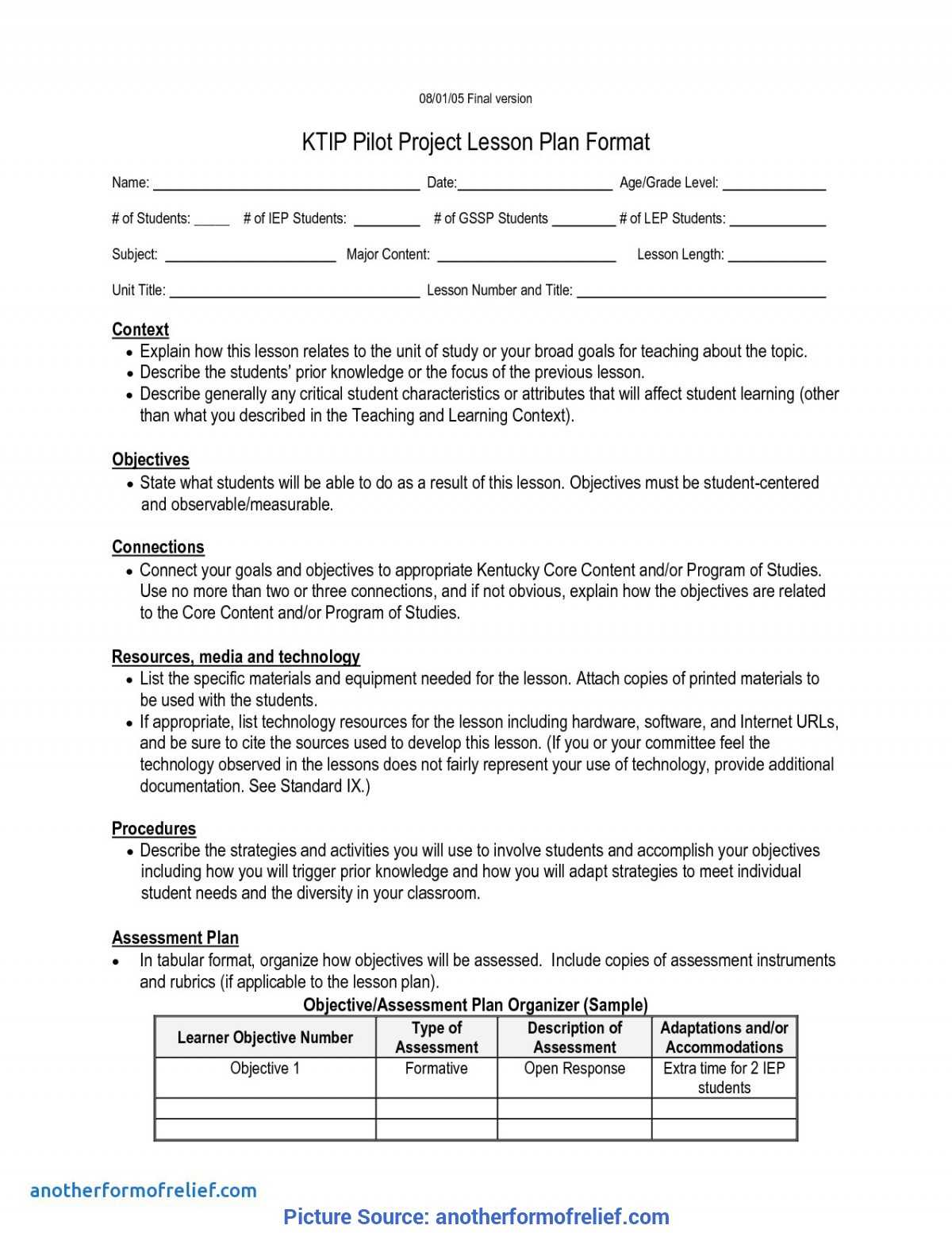 Special Dance Class Lesson Plan Template 3. Creative Dance Throughout Character Report Card Template