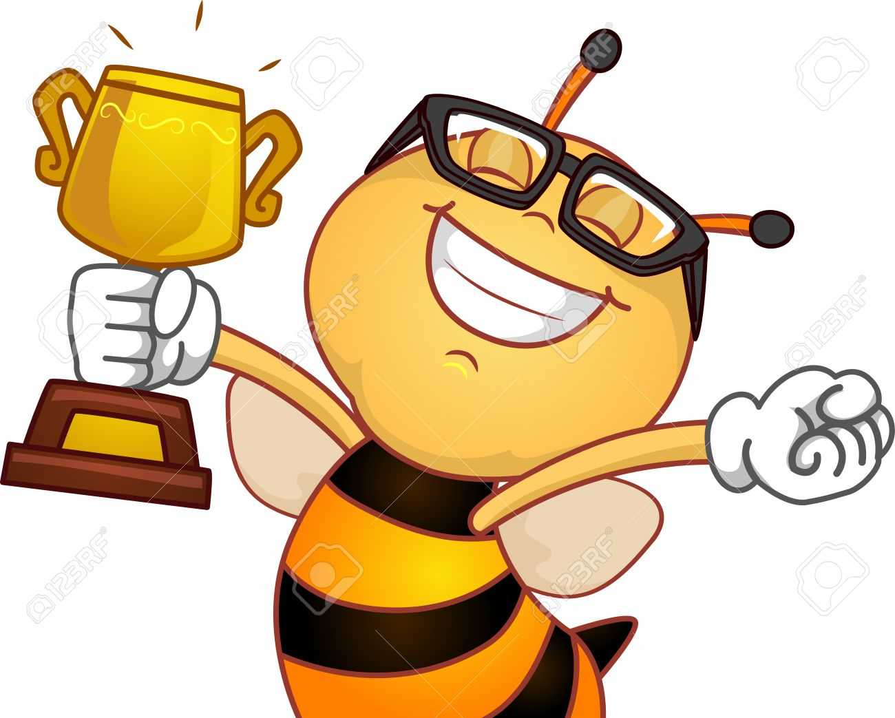 Spelling Bee Trophy Clipart With Spelling Bee Award Certificate Template