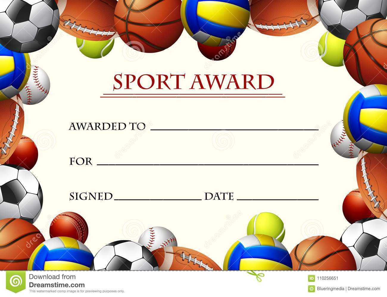 Sports Awards Certificate Template – Zohre.horizonconsulting.co Within Softball Award Certificate Template