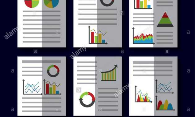 Statistics Data Business Report Template Style Charts And in Illustrator Report Templates