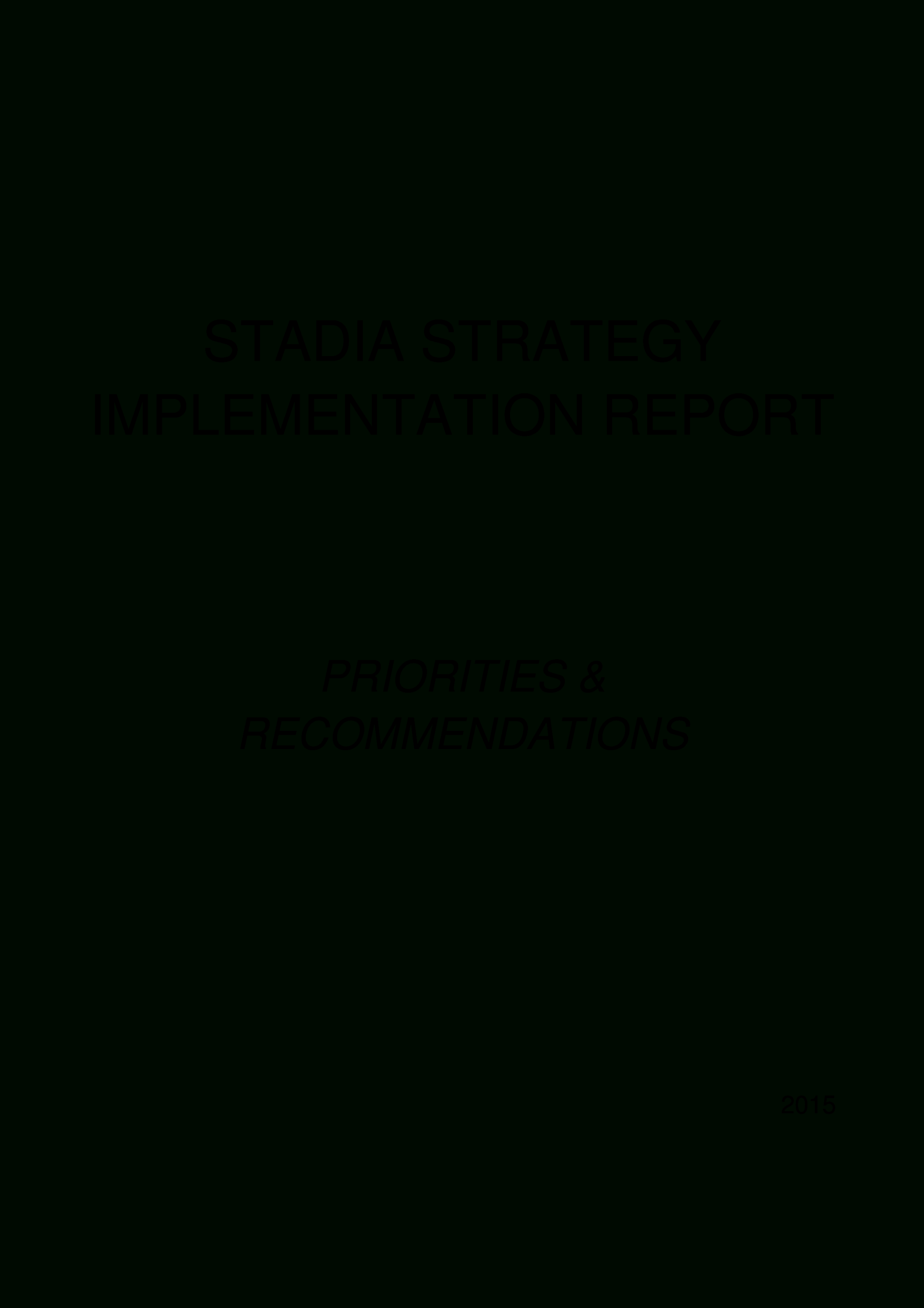 Strategy Implementation Report | Templates At For Implementation Report Template