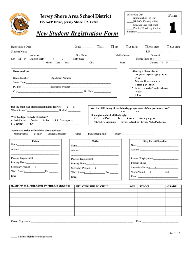 Student Registration Form – 5 Free Templates In Pdf, Word Throughout Registration Form Template Word Free