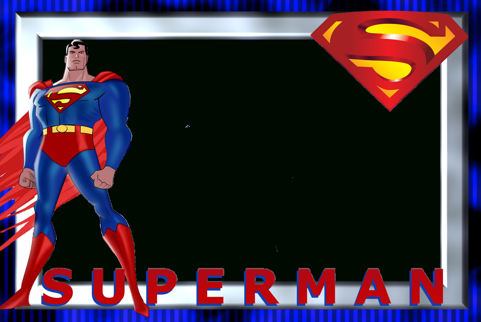 Superman Birthday Card Template ] – Superhero Party Throughout Superman Birthday Card Template