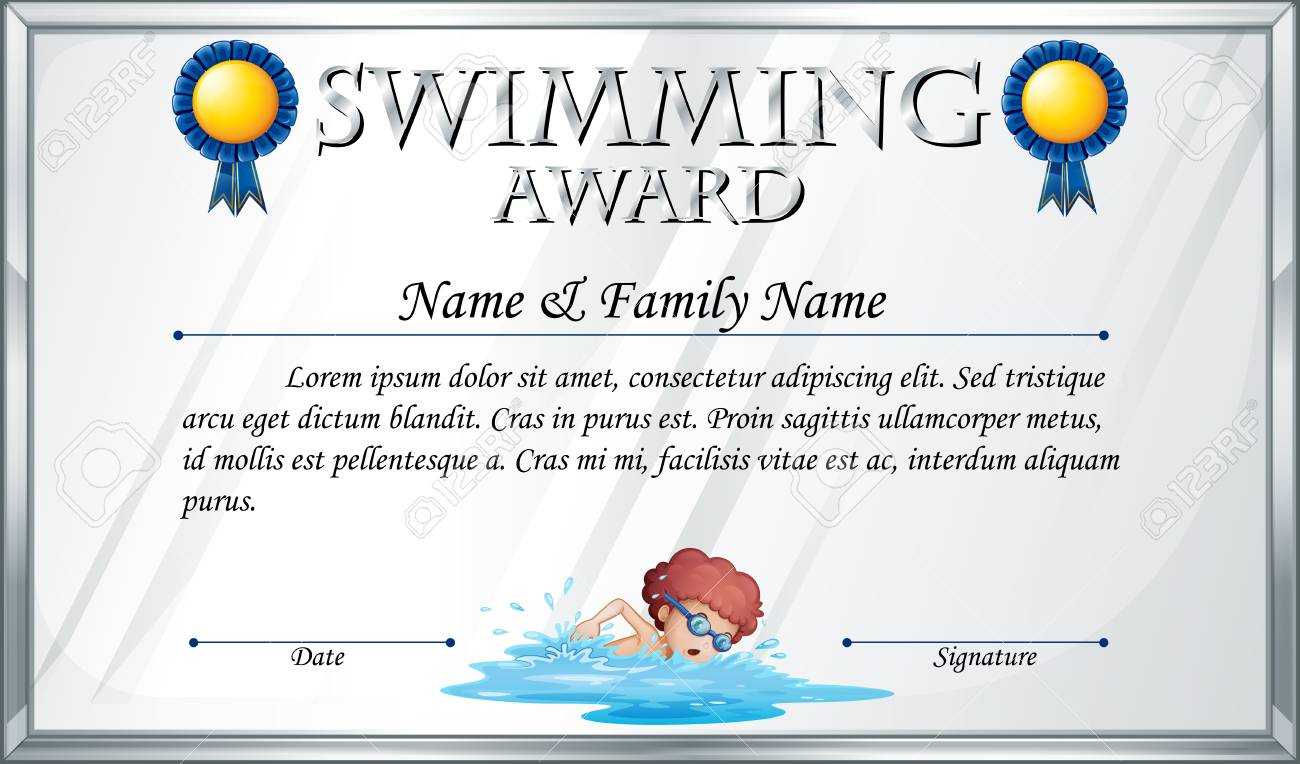 Swimming Certificate Template – Zohre.horizonconsulting.co In Free Swimming Certificate Templates