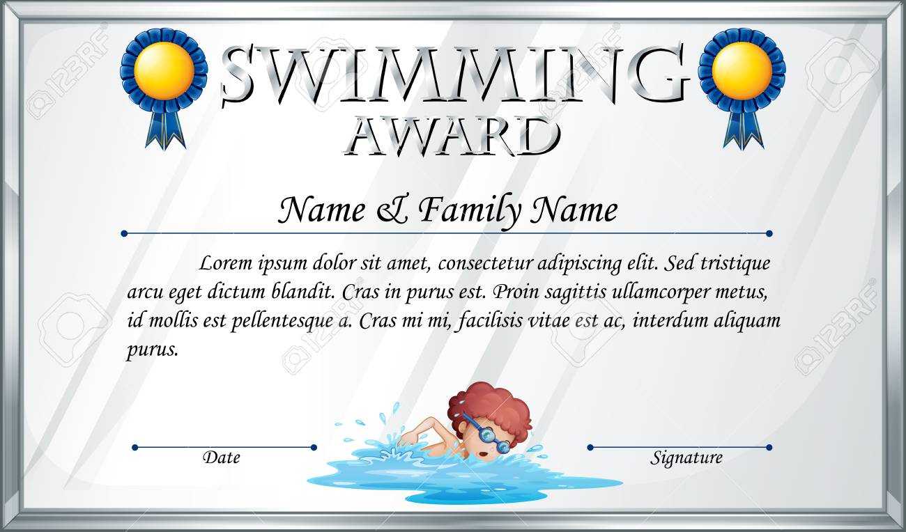Swimming Certificate Template – Zohre.horizonconsulting.co Within Swimming Certificate Templates Free