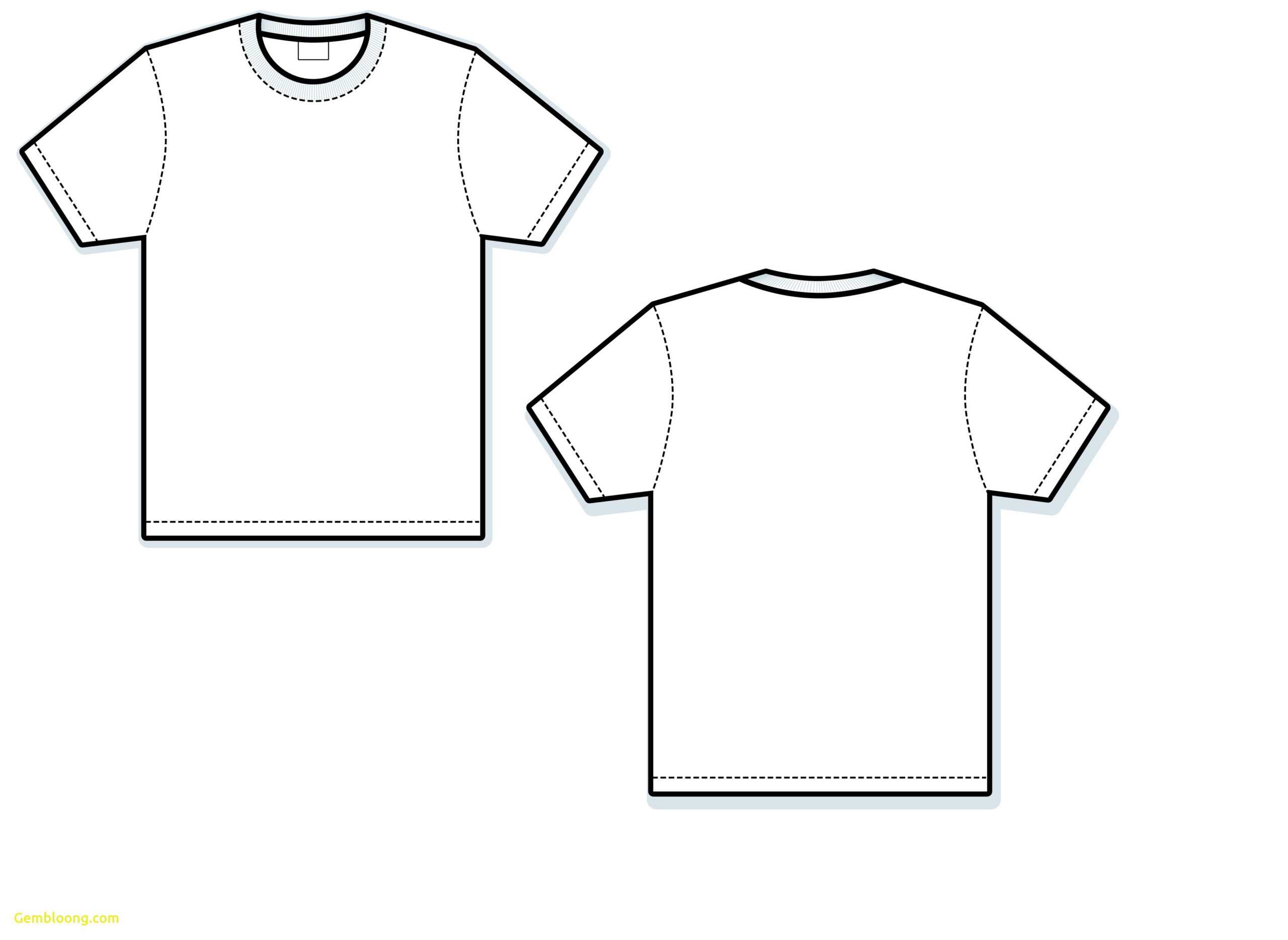 T Shirt Vector Image At Getdrawings | Free For Personal With Regard To Blank Tee Shirt Template