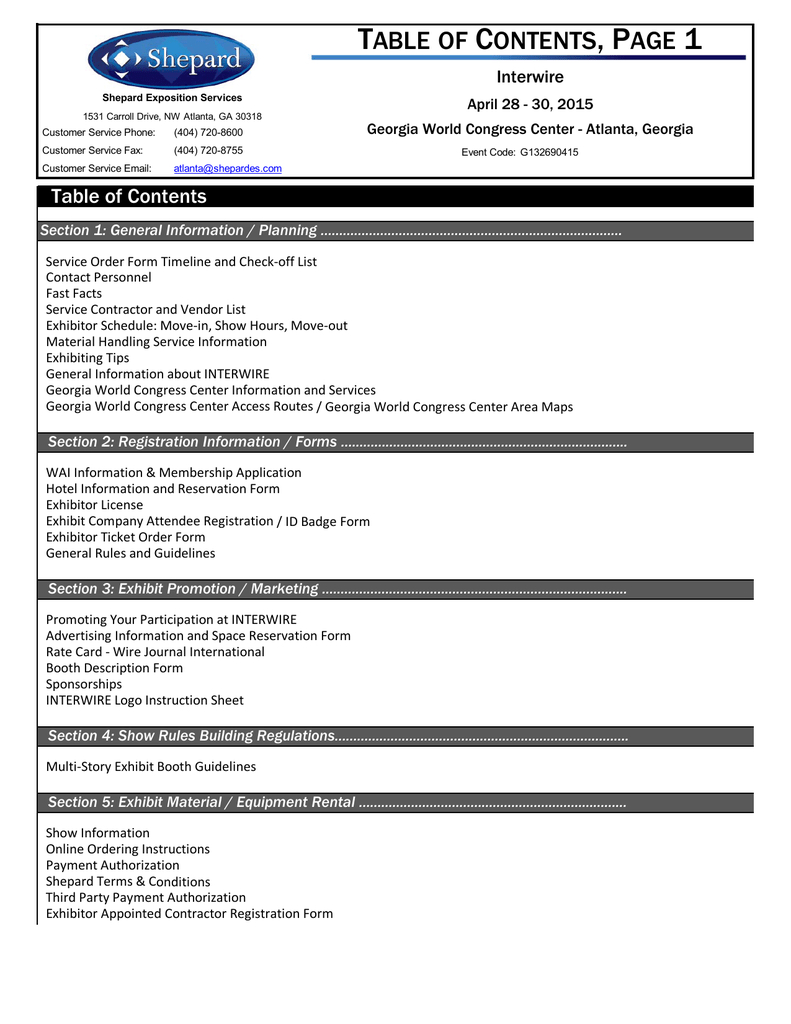 Table Of Contents, Page 1 | Manualzz With Regard To Dd Form 2501 Courier Authorization Card Template