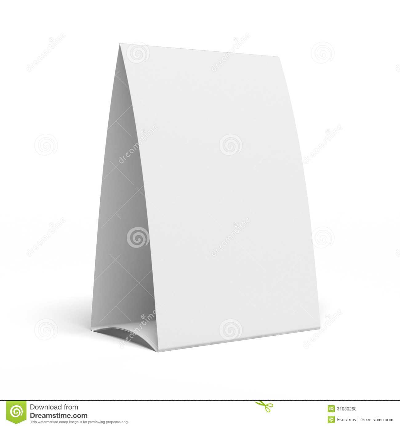 Table Tent Stock Illustration. Illustration Of Ready – 31080268 With Regard To Reserved Cards For Tables Templates