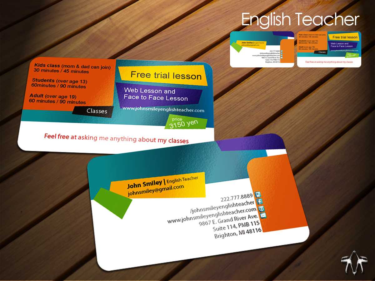 Teacher Business Cards Free Templates - Www Intended For Business Cards For Teachers Templates Free