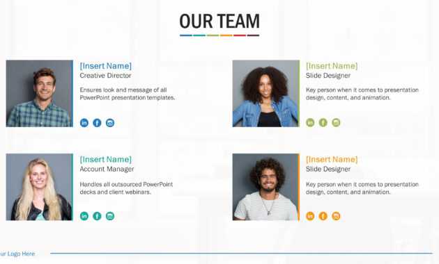 Team Biography Slides For Powerpoint Presentation Templates with regard to Biography Powerpoint Template