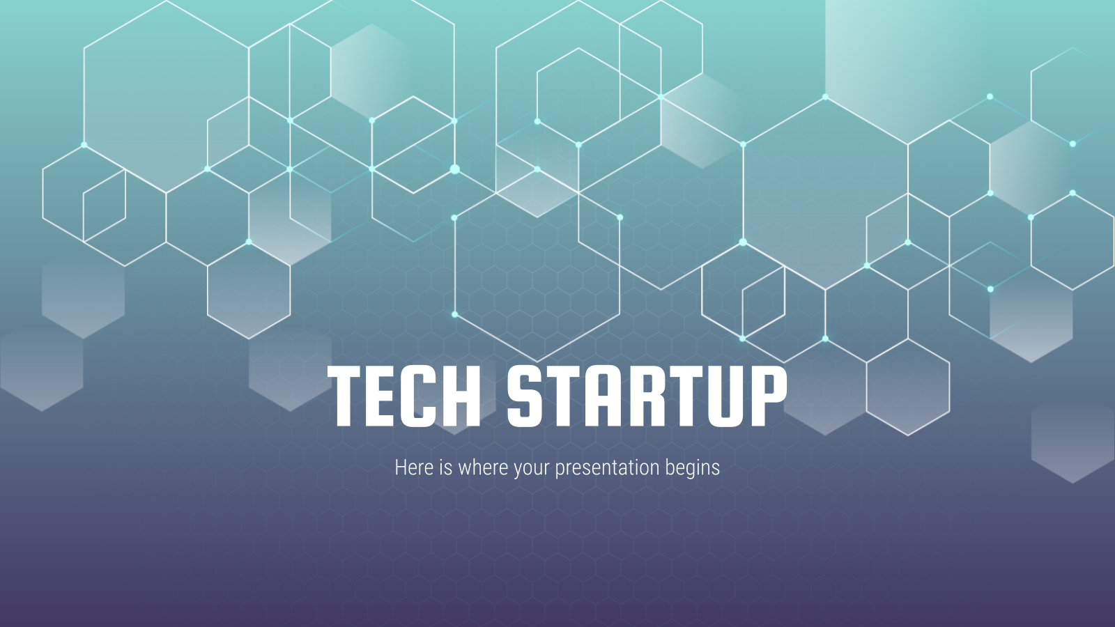 Tech Startup – Free Presentation Template For Google Slides With High Tech Powerpoint Template