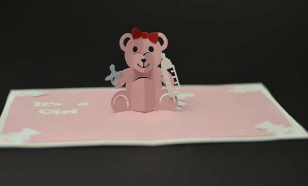 Teddy Bear Pop Up Card: Tutorial And Template - Creative Pop with regard to Teddy Bear Pop Up Card Template Free