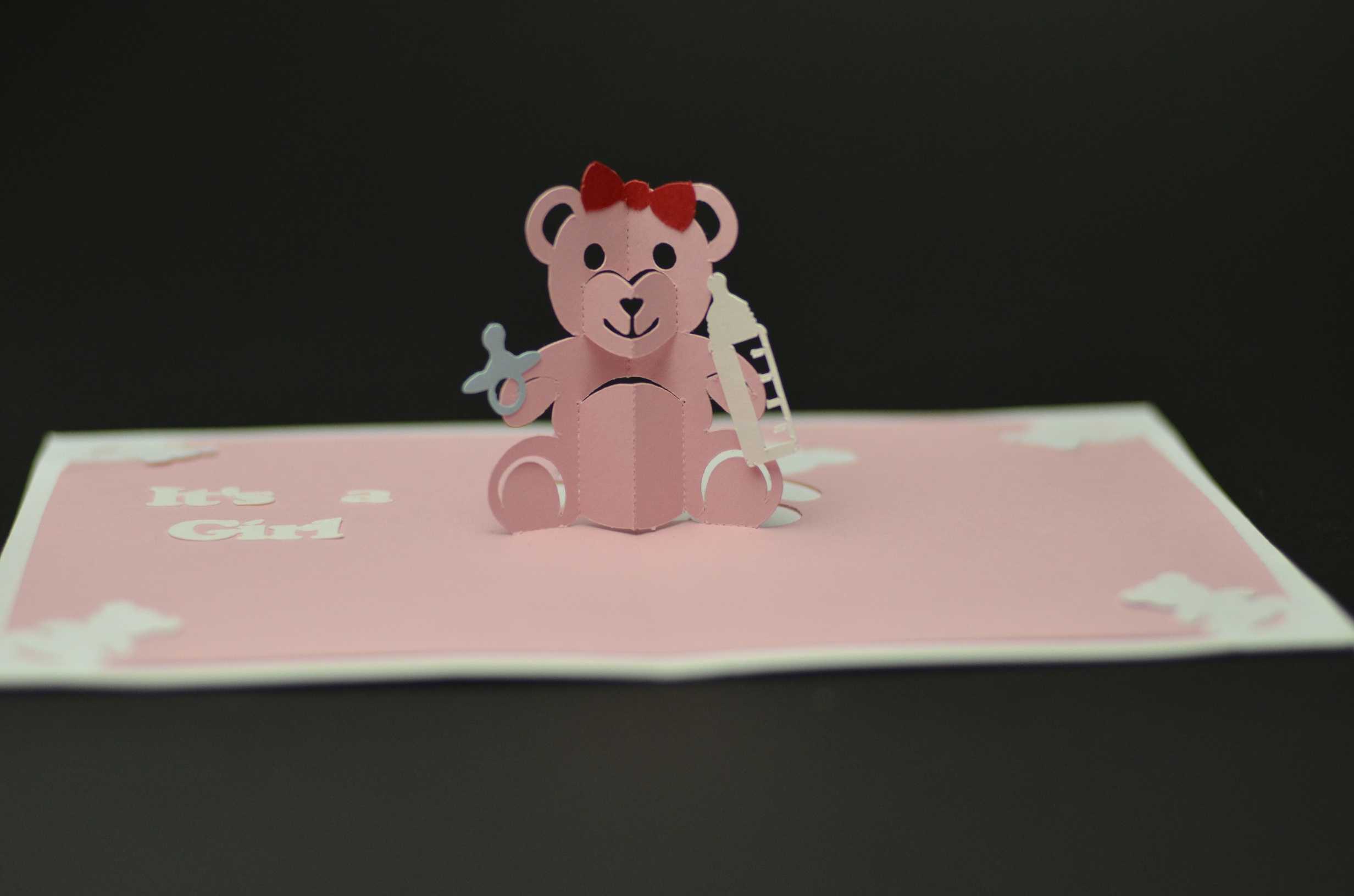 Teddy Bear Pop Up Card: Tutorial And Template – Creative Pop With Regard To Teddy Bear Pop Up Card Template Free